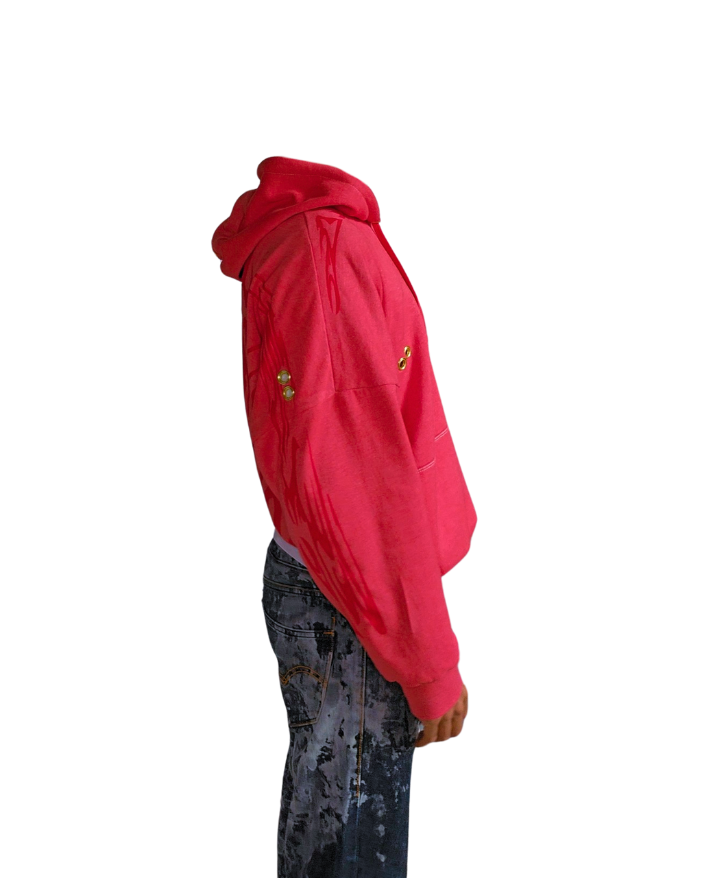 HOODIE ROUGE (M)